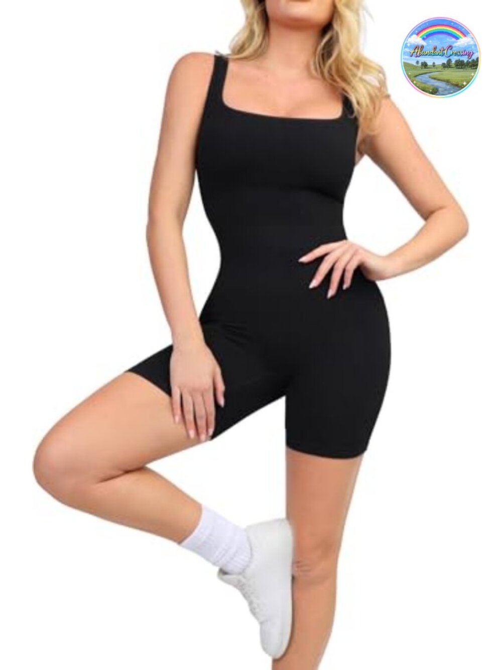 Shapewear Bodysuit Romper for Women with Built-in Bra